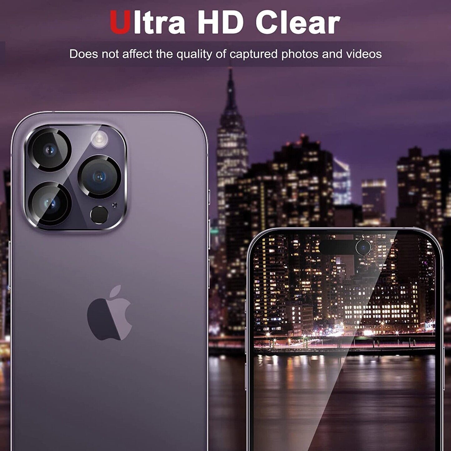 4X for Iphone 17 Air 16 Pro Max 15 14 13 12 Tempered Glass Camera Lens Protector