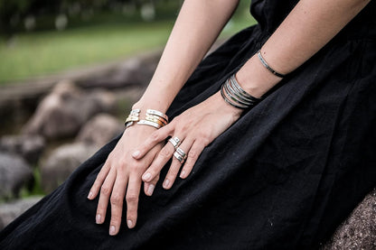 Bracelets for Women Birthday Graduation Christmas Anniversary Silver Rose Gold Cuff Bracelets Jewelry Gifts for Women