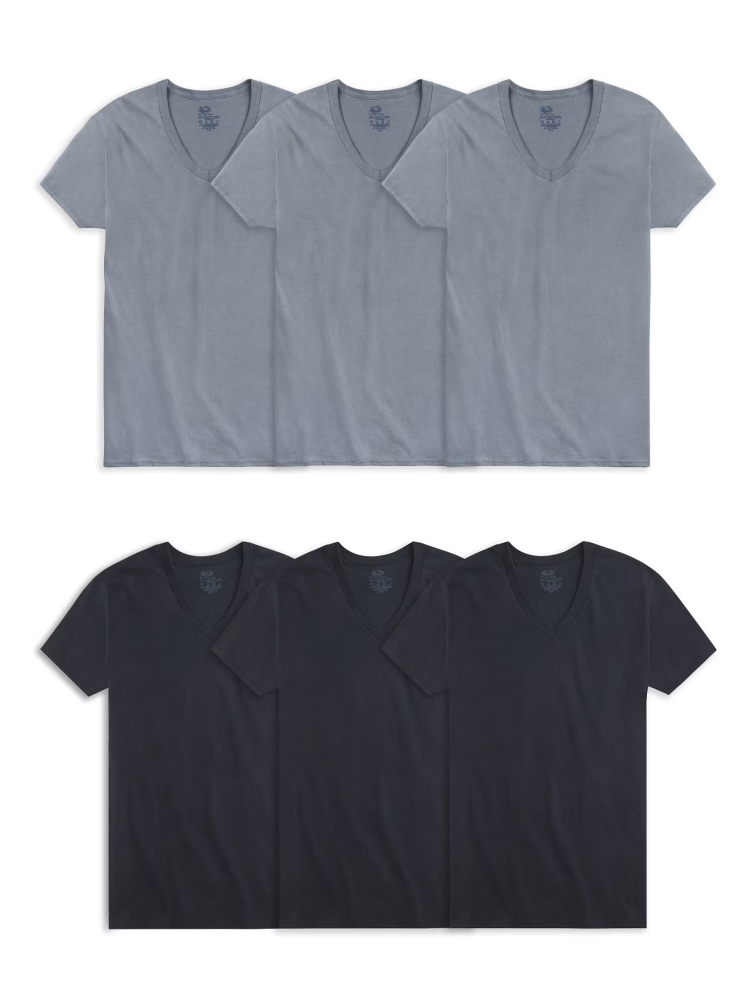 Men'S V-Neck Undershirts, 6-Pack