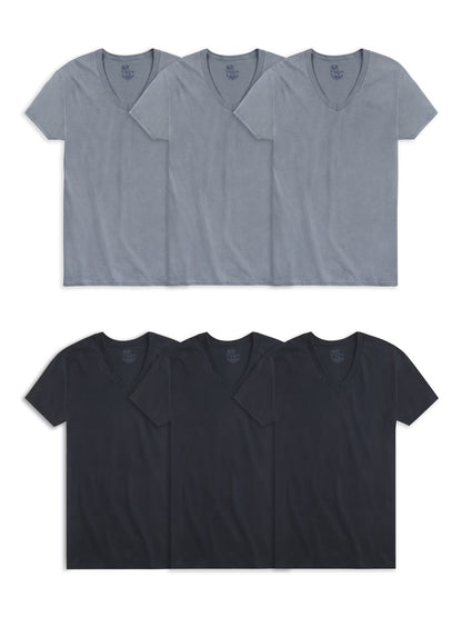 Men'S V-Neck Undershirts, 6-Pack