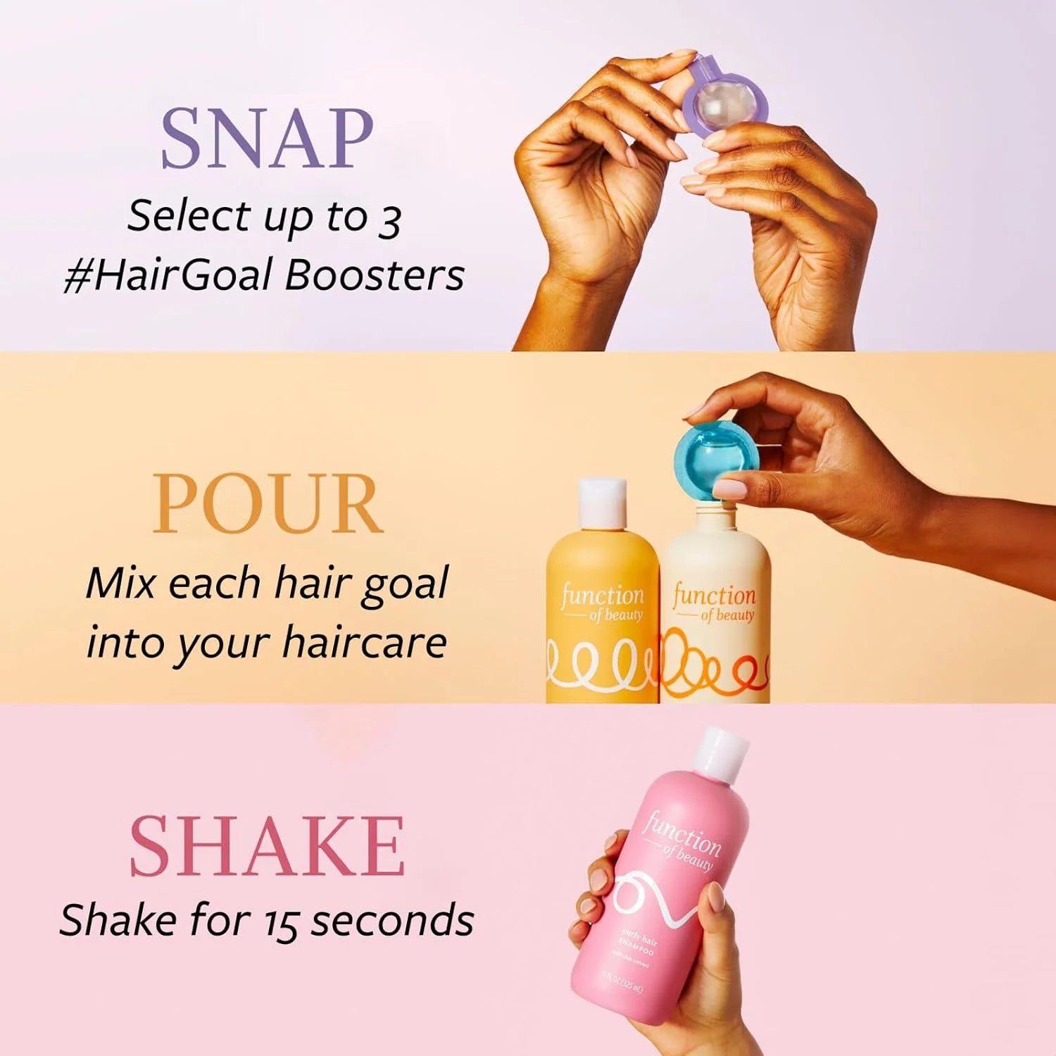 Shine #Hairgoal Booster with Amaranth Leaf Extract, 0.2 Fl Oz, 2 Pack