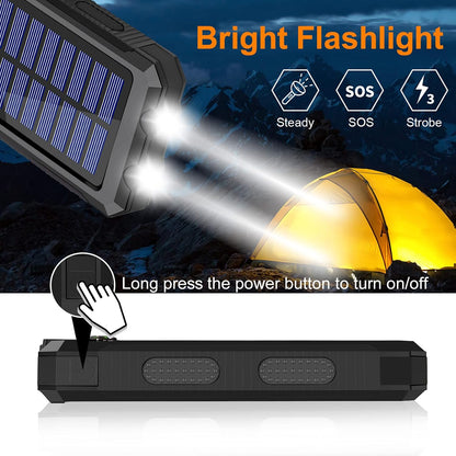 Solar Charger Power Bank for All Cell Phones