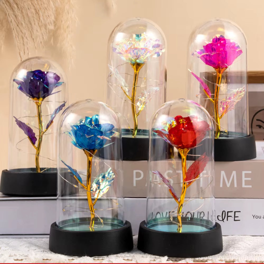 Eternal Flower Gift Rose Christmas Gift Qixi Valentine'S Day Birthday Gift Creative Simulation Flower