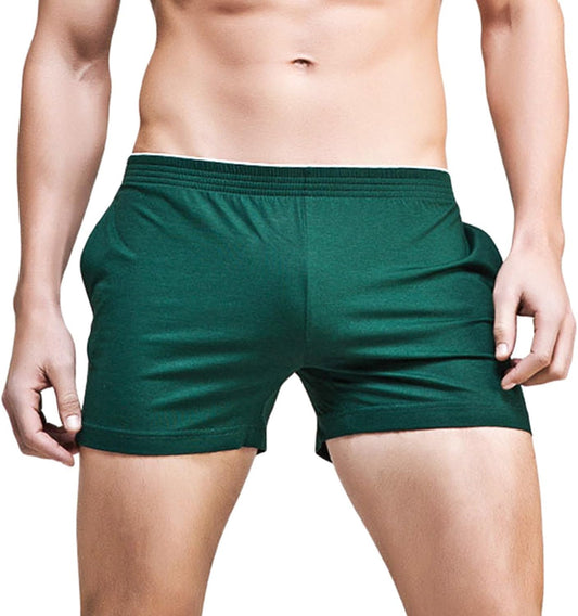 Men’S Running Workout Gym Active Shorts Sleep Bottom