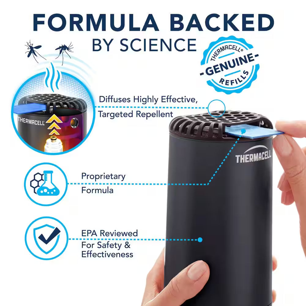 Outdoor Mosquito Repellent Refills 48-Hour and 15 Ft. Coverage and Deet Free (4-Count)