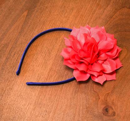 Royal Blue Satin Headband, Perfect Hair Crafting Accessory, 1 Each