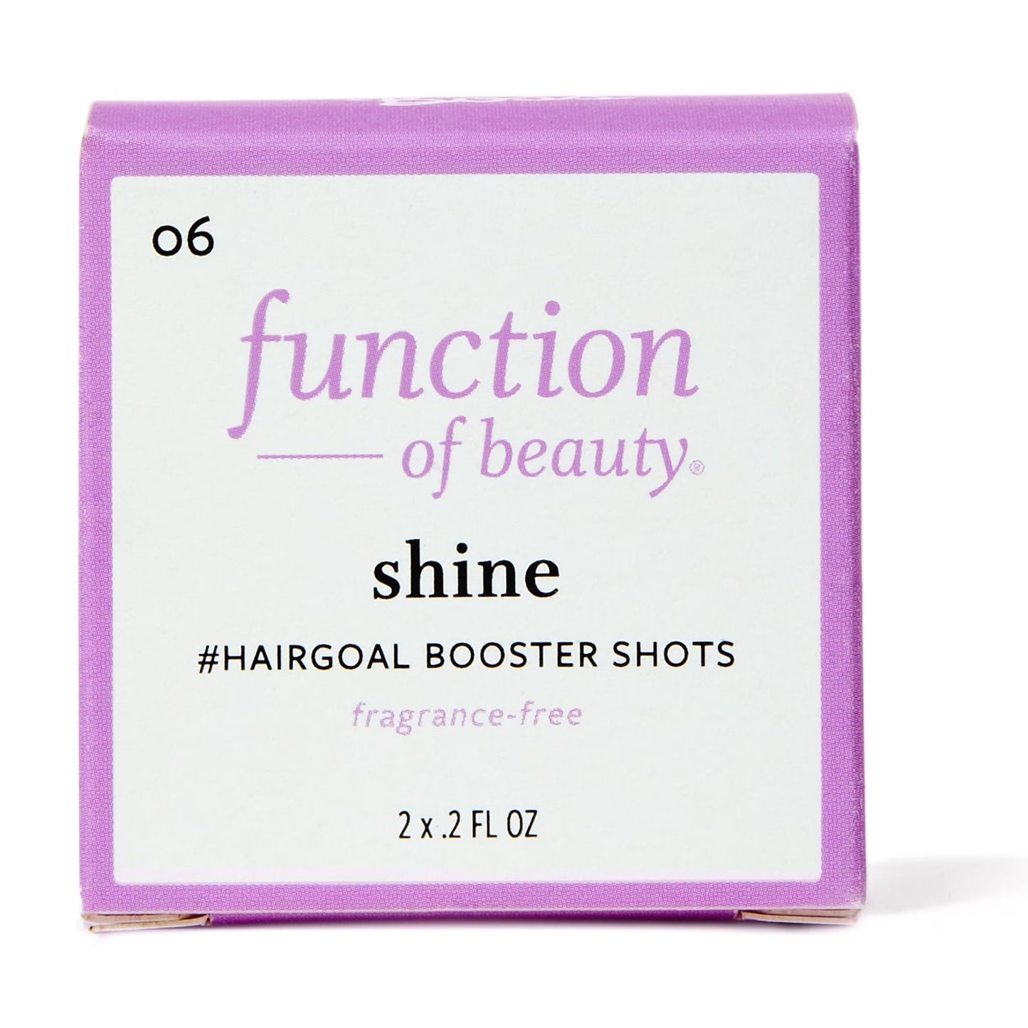 Shine #Hairgoal Booster with Amaranth Leaf Extract, 0.2 Fl Oz, 2 Pack