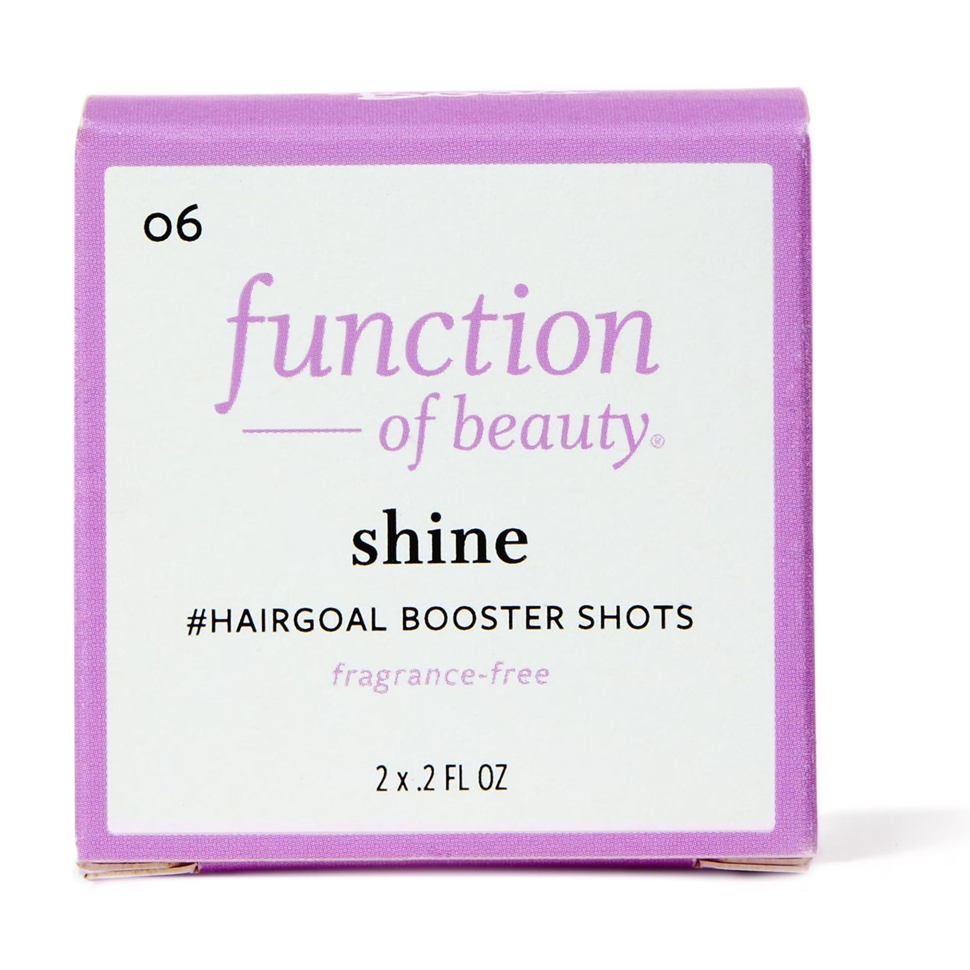 Shine #Hairgoal Booster with Amaranth Leaf Extract, 0.2 Fl Oz, 2 Pack