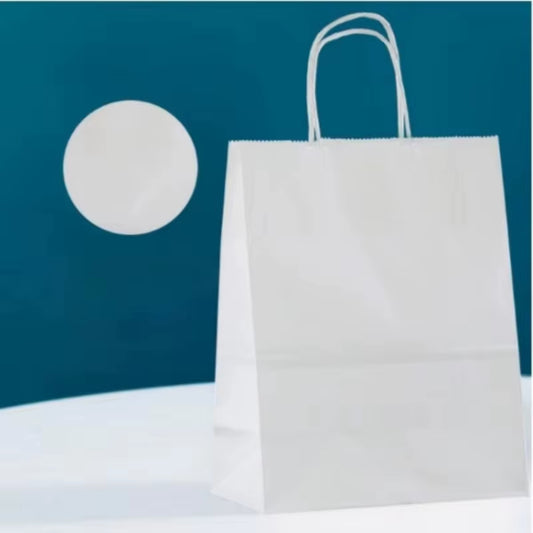1/10Pcs Kraft Paper Gift Bag with Handles Paper Boxes for Packaging Gifts Christmas Gift Box Gift Box Packaging Gift Bag