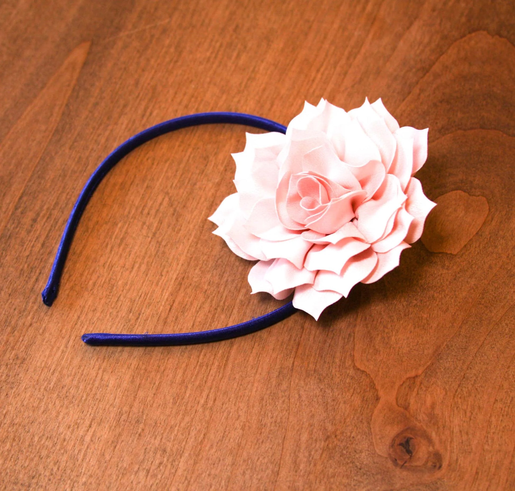 Royal Blue Satin Headband, Perfect Hair Crafting Accessory, 1 Each