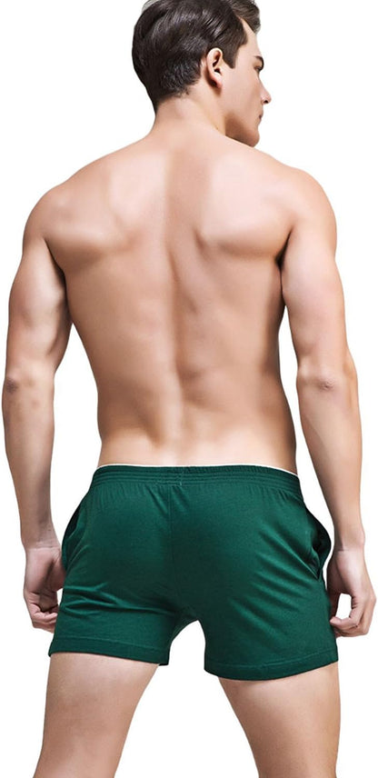 Men’S Running Workout Gym Active Shorts Sleep Bottom