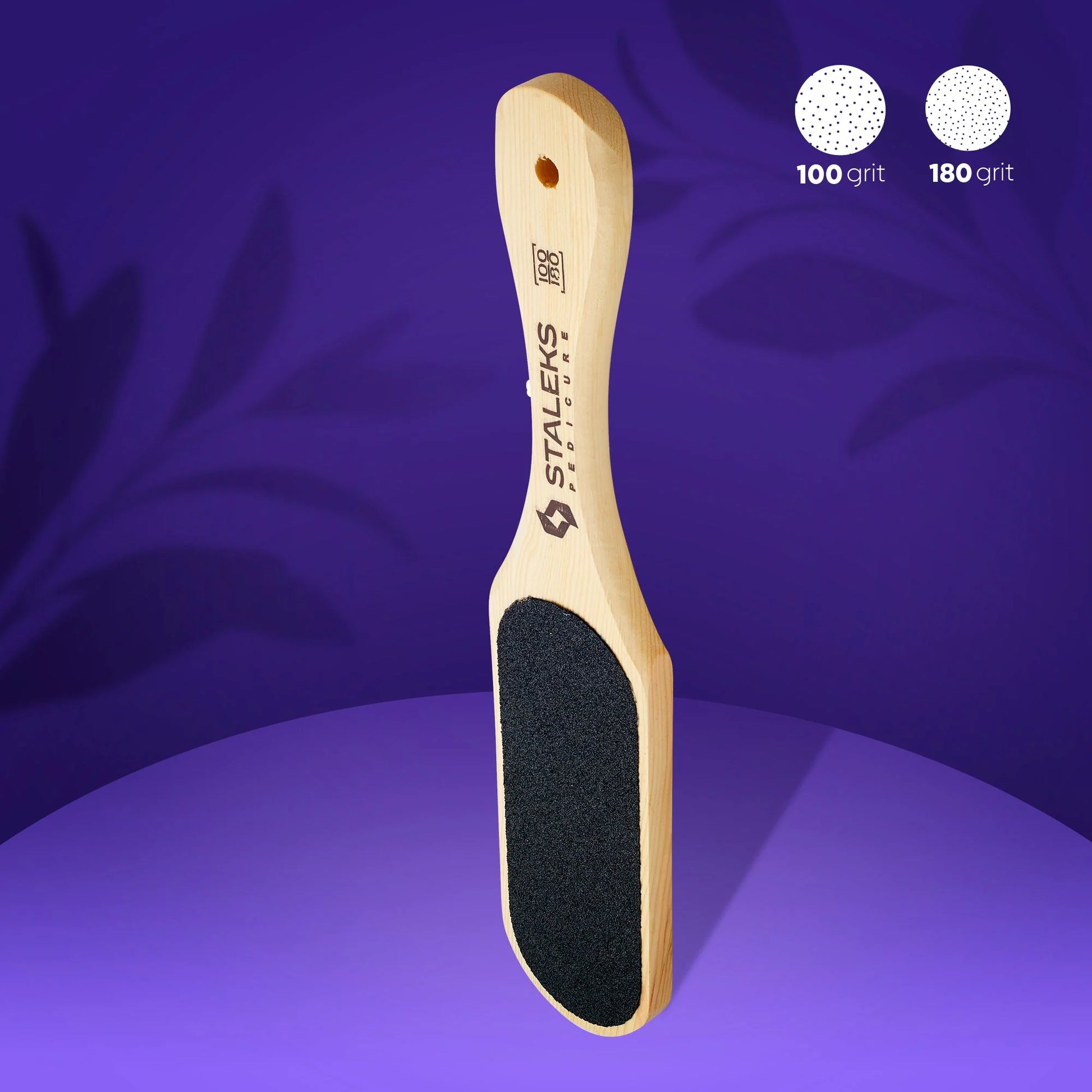 Staleks Wooden Foot File BEAUTY & CARE 10 TYPE 1 (100/180 Grit)