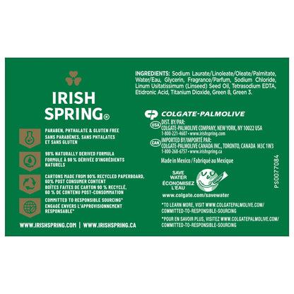 Original Deodorant Bar Soap for Men, with Flaxseed Oil, 3.7 Oz Bar (4 Pack)