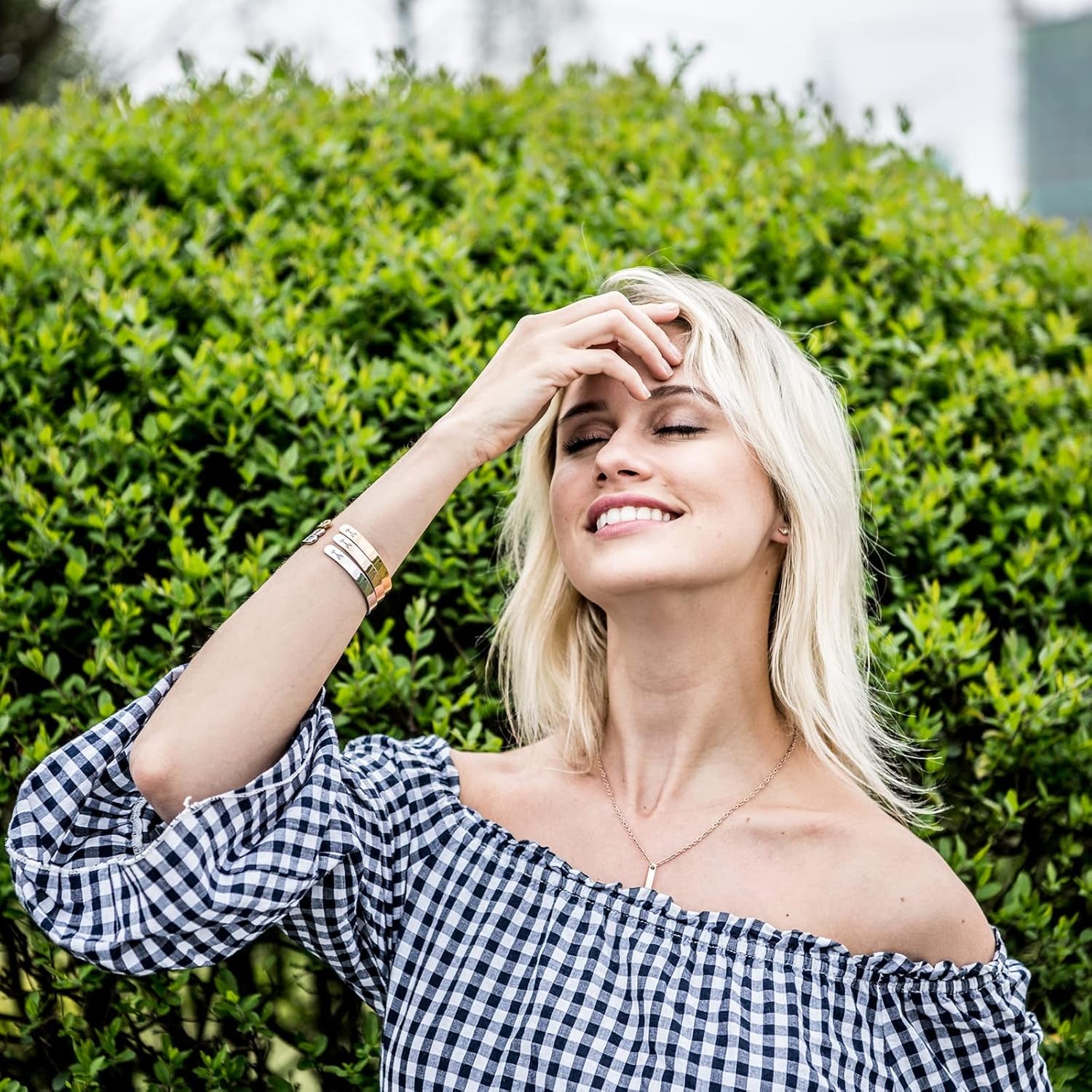 Bracelets for Women Birthday Graduation Christmas Anniversary Silver Rose Gold Cuff Bracelets Jewelry Gifts for Women